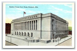 Hamilton County Court House Cincinnati Ohio OH UNP WB Postcard V21 - £2.37 GBP