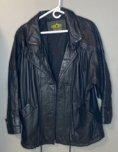 VINTAGE 90&#39;s Avanti Genuine Leather Jacket- Women&#39;s Size Small - £22.42 GBP