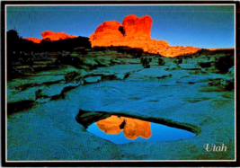Utah Postcard Reflecting Pool Southeast Arches Canyonlands Natl. Park 6 x 4 Ins. - £3.55 GBP