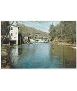 Vintage Postcard Watts Mill Dam Beautiful Northeast Geogia 1960&#39;s Unused - $6.92