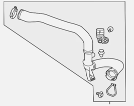 Genuine GM Charge Air Cooler Outlet Air Hose 42731155 - $113.82