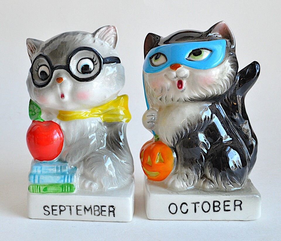 COMPLETE Set 12 Norcrest Cat Of the Month Calendar Birthday Month A-575 VTG Item image 10