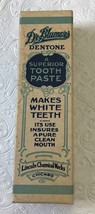 Vintage Original Dr Blumer&#39;s Dentone Toothpaste Empty Advertising Cardbo... - £16.43 GBP
