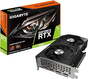 GIGABYTE GeForce RTX 3060 WINDFORCE OC 12G (REV2.0) Graphics Card, 2X WI... - $546.99