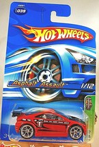 2006 Hot Wheels #39 Treasure Hunt 1/12 ASPHALT ASSAULT Red w/RR Chrome 6 Spokes - £14.26 GBP