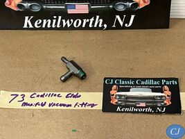 73 Cadillac 472/500 Eng INTAKE MANIFOLD VACUUM PORT TEE TREE FITTING CON... - $74.24