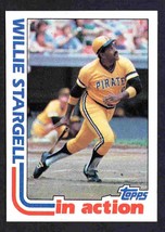 Pittsburgh Pirates Willie Stargell In Action 1982 Topps Baseball Card # 716 nm ! - £0.44 GBP