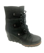 Sorel Women&#39;s Joan of Arctic Wedge II Boots In Black Size 9 - $82.11 CAD