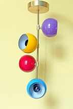 Multicolore Luci Metà Secolo Stile Perry Tonalità Design Pendente Decorazione - £122.13 GBP