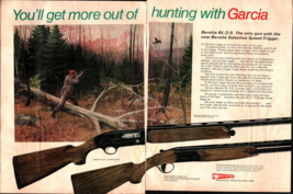 1974 GARCIA  BARETTA BL 2/5  SHOTGUNS   2 PAGE  MAGAZINE AD   GROUSE HUN... - £31.98 GBP