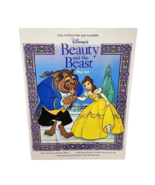 VINTAGE 1991 DISNEY BEAUTY AND THE BEAST PLAY SET PUNCH OUT ASSEMBLE BOO... - £21.97 GBP