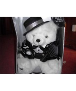 2000 Millenium Edition Happy New Year Talking Bear In Tuxedo &amp; Top Hat - £11.72 GBP