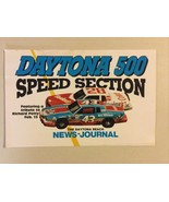 Vintage NASCAR DAYTONA 500 SPEED SECTION Photo Poster Daytona Beach News... - $26.81 CAD