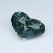 Natural Green Sapphire | Loose Green Sapphire Gemstone |  Heart Cut | 1.10 Carat - £575.53 GBP