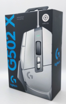 Logitech G502 X Wired Gaming Mouse - White - LIGHTFORCE hybrid optical-mechanica - £39.95 GBP