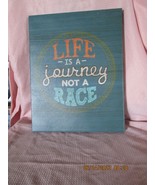 LIFE IS A JOURNEY NOT A RACE POSTER Used - $13.67 CAD