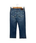 Buckle BKE Culture Jeans Womens 27 Blue Low Rise Cropped Embroidered Ret... - $34.71 CAD