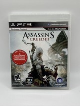 Assassin&#39;s Creed III PS3 PlayStation 3 - Complete CIB - £6.82 GBP