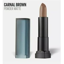 Maybelline Color Sensational Powder Matte Lipstick Lip Color Carnal Brown 704 - £4.64 GBP