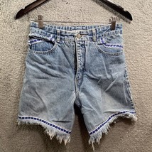 Vintage Georges Marciano For Guess Jean Shorts Denim Size 30 Blue Jean - $14.00