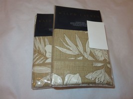 2 Ralph Lauren HALUNA BAY Floral Standard Shams - £90.07 GBP