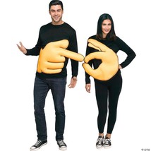 Adult Ok Sign &amp; Pointer Fingers Couples Costume Funny Naughty Halloween ... - $84.99