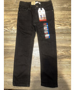 NEW Levis Boys 510 Skinny Fit Performance Jeans. Size 4 Reg (20x17) Blac... - $413.77 MXN