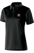 NCAA Wichita State Shockers Womens Size Large Shift Short Sleeve Golf Polo Black - £10.98 GBP