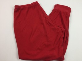 Sleep Sense Women&#39;s Red Thermal Waffle PJs Pants Pajama Drawstring Size ... - £15.72 GBP
