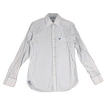 American Eagle Outfitters Vintage Fit Men&#39;s S Blue White Striped Dress S... - $368.35 MXN