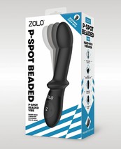 ZOLO P SPOT BEADED SILICONE VIBE PROSTATE MASSAGER RECHARGEABLE ANAL VIB... - £77.97 GBP