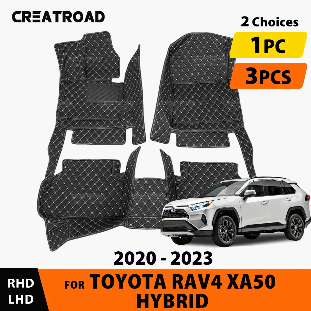 Car Floor Mats For Toyota RAV4 XA50 Hybrid(E-CVT) 2020 2021 2022 2023 2024 - £29.51 GBP+