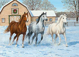 Horses In Snow Cross Stitch Pattern***LOOK*** - £3.88 GBP