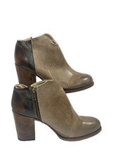 New Other- Freebird Darius Gray Distressed Leather heeled booties Size 11 - £180.43 GBP