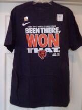 CHICAGO BEARS Adult Blue "2025 NFC NORTH CHAMPIONSHIP" T-Shirt NWT Size ... - $19.79