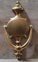 Baldwin Imperial Brass Door Knocker 90116-003 9&#39;&#39; x 4.25&#39;&#39; Engravable Plate - £29.63 GBP