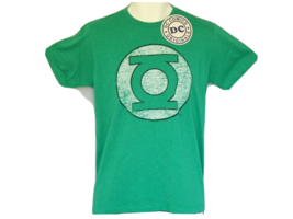 Mens T-shirt Size Small Graphic Vintage Green Lantern Logo NEW Justice League - £13.82 GBP