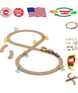 29-Piece Toddler Train Track Set with Magnetic Cars &amp; Accessories - Ages 2+ - $590.63 MXN