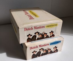 Pair Dutch Masters Perfecto &amp; President 10 fine Cigars Mini Home Storage - £5.50 GBP