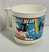 Vintage YOGI BEAR Arby&#39;s Hanna-Barbera Plastic Promo Collector Drinking Cup Mug - £6.51 GBP