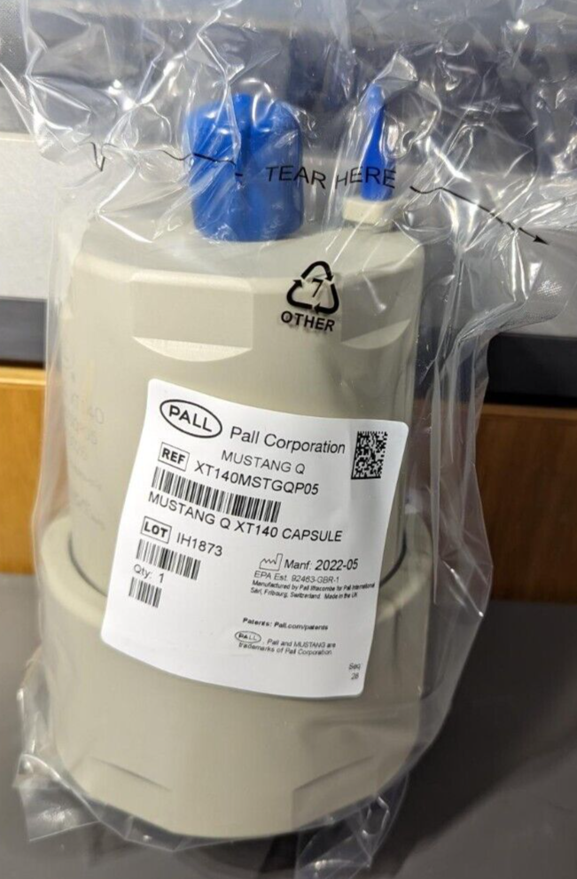 Pall Mustang Q XT140MSTGQP05 Chromatography Membrane Capsule - $389.85
