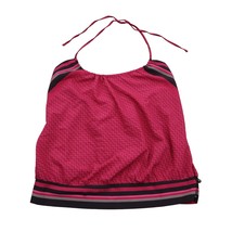 Old Navy Shirt Womens M Pink Polka Dots Halter Neck Activewear Top - £19.84 GBP