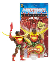 Masters of the Universe Sun-Man The Greatest Hero of Them All! 5.5&quot; Figure NIP - £9.96 GBP