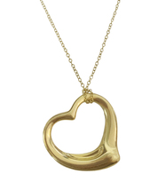 Tiffany & Co. Elsa Peretti Gold Heart Necklace, 36mm - £2,265.07 GBP