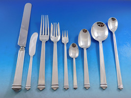 Hampton by Tiffany Sterling Silver Flatware Set for 12 Service 117 pcs Dinner - £13,013.30 GBP