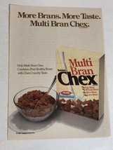 1991 Ralston Multi Bran Chex Cereal Vintage Print Ad pa31 - $152.60 MXN