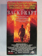 Backdraft 1991 Film Vhs Videotape Ntsc Kurt Russell De Niro Sutherland 81078 Hi Fi - £1.54 GBP