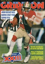  VINTAGE Mar 1989 NFL Gridiron Magazine Jerry Rice - £31.04 GBP