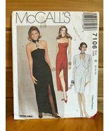 McCall&#39;s Vintage Fashion Sewing Crafts Kit #7106 1994 Bolero Dress - $28.01 CAD