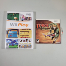 Wii Game Lot Wii Play 2007 Rated E Everyone 2007 and Link&#39;s Crossbow Training - £12.77 GBP